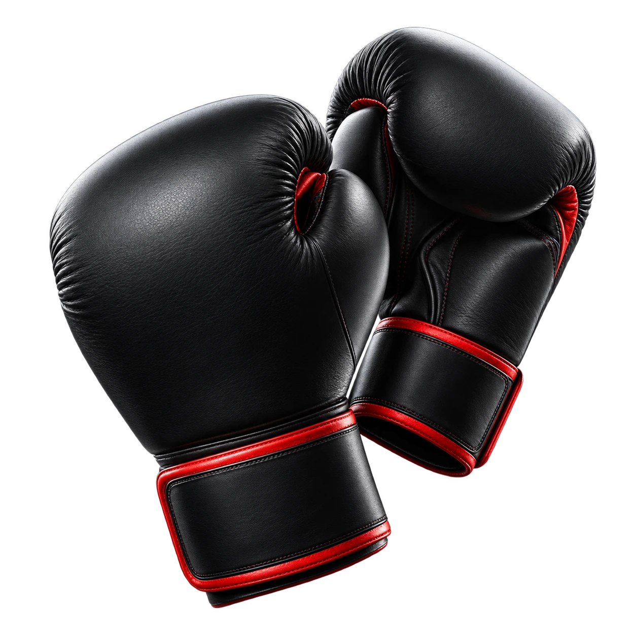 Boxing glove color inspiration in black and red